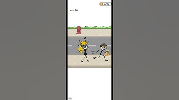 Stickman Thief : Brain Puzzle #Shorts #Level 26