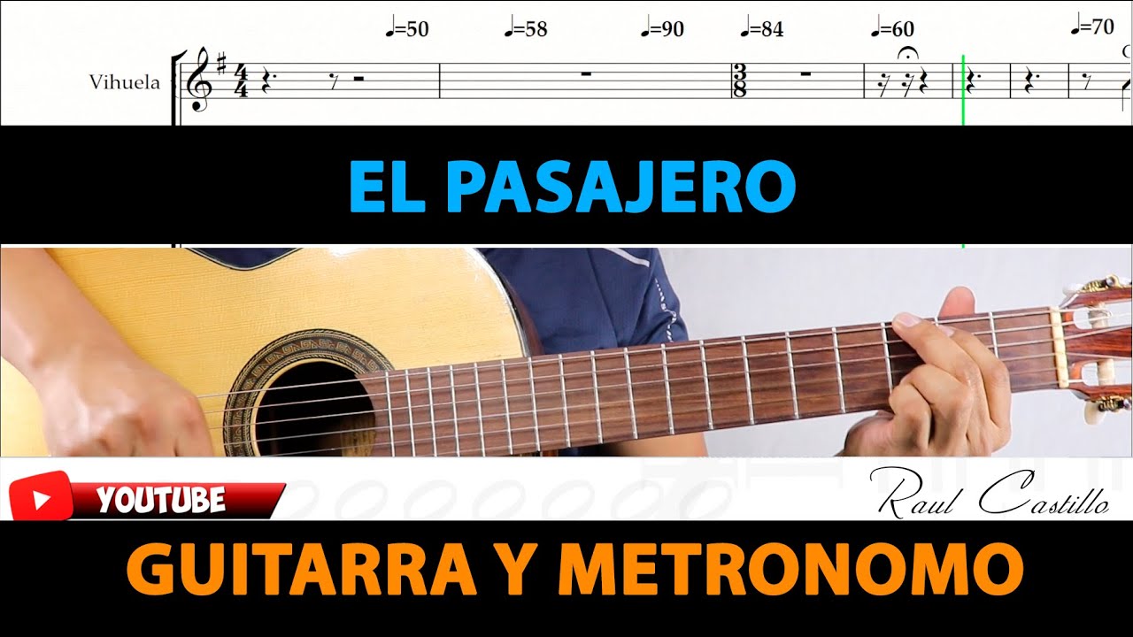 EL PASAJERO GUITARRA Y METRONOMO
