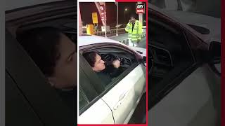 Watch: Angry woman driver runs over motorway police #TollPlaza #viralvideo #Motorwaypolice #shorts