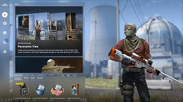 CS:GO PANORAMA UI - GAMEPLAY/SHOWCASE