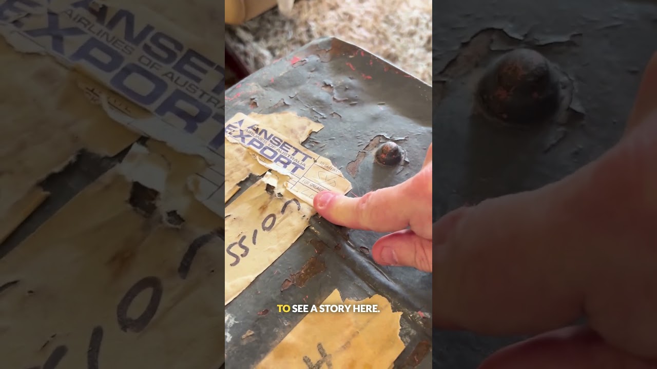 Diplomatic Chest Discovery! Canberra–London 1975 | Qantas Cargo, Ansett & a Hidden Story