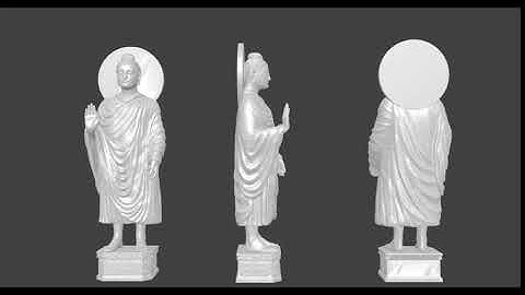 3D Model Gautama Buddha 3d Print Ready Model  at 3DExport.com