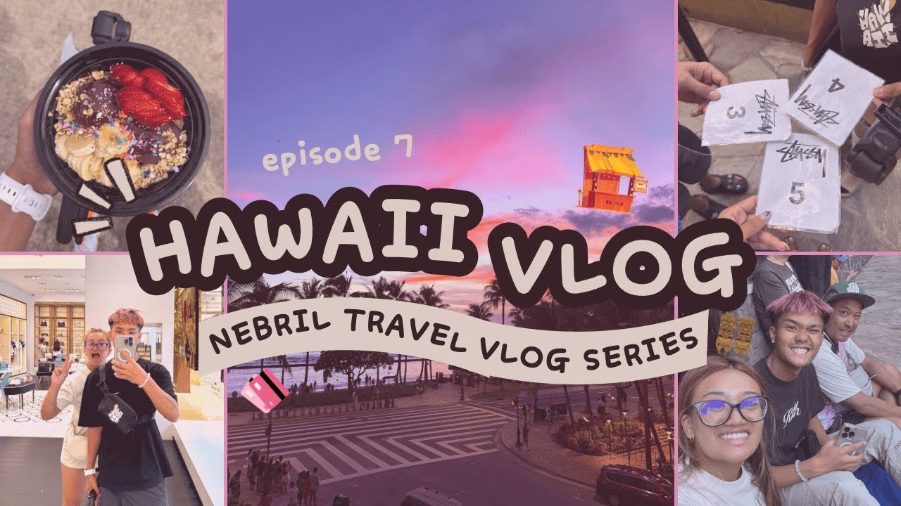 VOL. 7 - Hawaii Vlog | Exclusive Stüssy Drop in Waikiki, Workout in Paradise & Sunset at Ala Moana