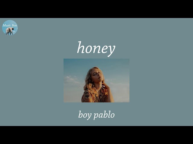 honey - boy pablo (Lyric Video) class=