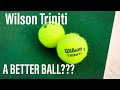 Wilson Triniti Tennis Ball Review! Best new ball? Ball Battle!