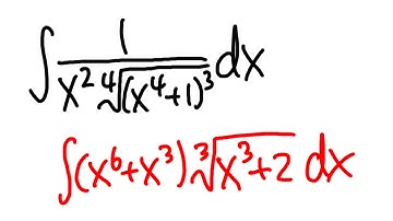 How to solve hard integrals using just u-substitution