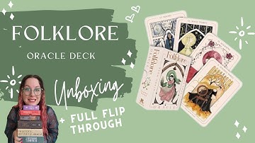 The Folklore Oracle Deck: Unboxing + Full Flip Through