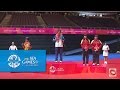 Victory Ceremony Women Singles | 28th SEA Games Singapore 2015