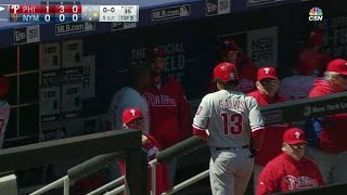 PHI@NYM: Galvis opens the scoring with a sac fly