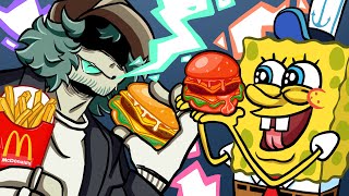 Mukbang Vs Garcello Vs Spongebob Hambuger Friday Night Funkin Animation 5Bigtoons