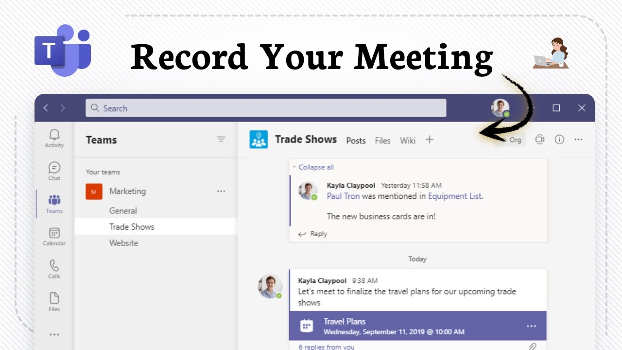 How to record a Microsoft Teams meeting (Easy Steps) - YouTube