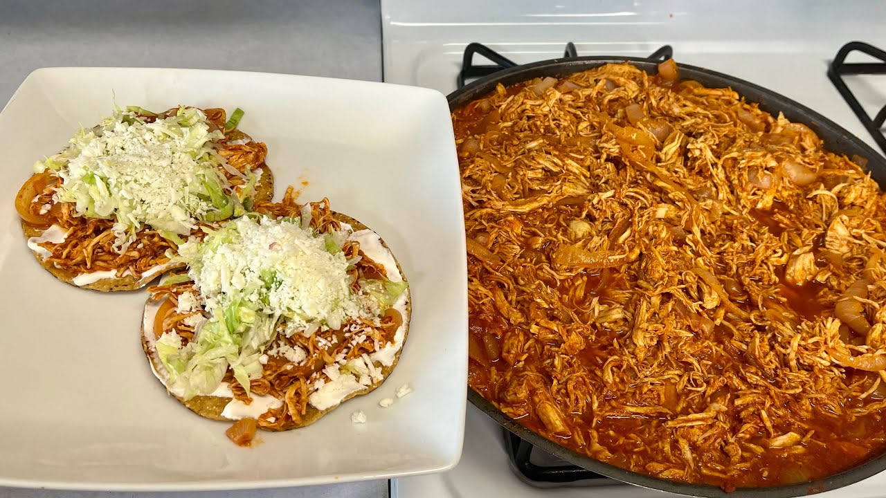 🔴 Tinga de pollo en tostadas(petición)￼en vivo