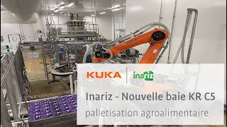 Food palletizing : The performance of the KR QUANTEC 2 PA and its KR C5 controler