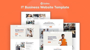 Solino - IT Business Website Template | Webflow Agency Template 2024