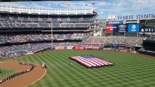 Frankie Pizarro Sings National Anthem NYC