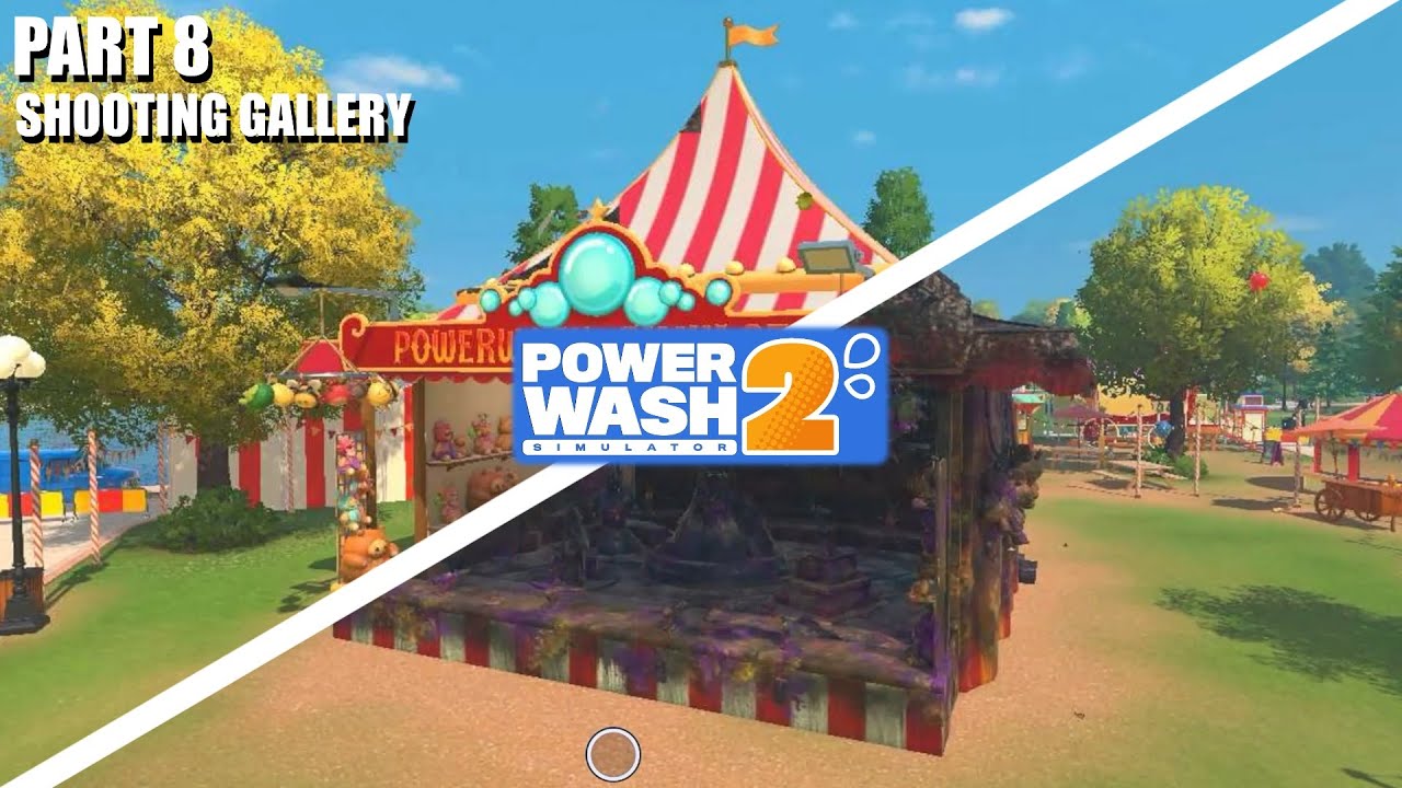 Shooting Gallery | PowerWash Simulator 2 | Part 8 | No Commentary | QwertyFoop’s Longplays