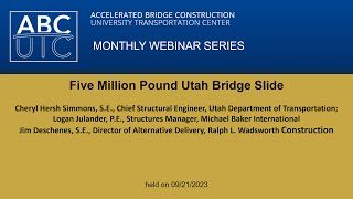 Five million pound Utah Bridge