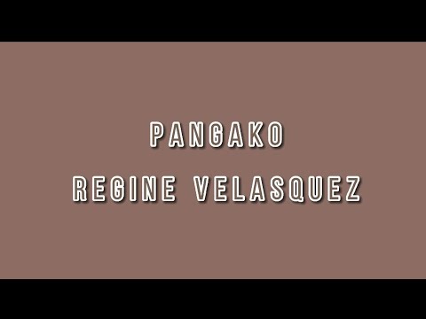 Pangako by Regine Velasquez | Lyric Video