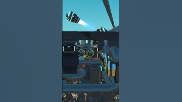 Vanilla helicopter with altitude hold #shorts #scrapmechanic #helicopter  #gyroscope