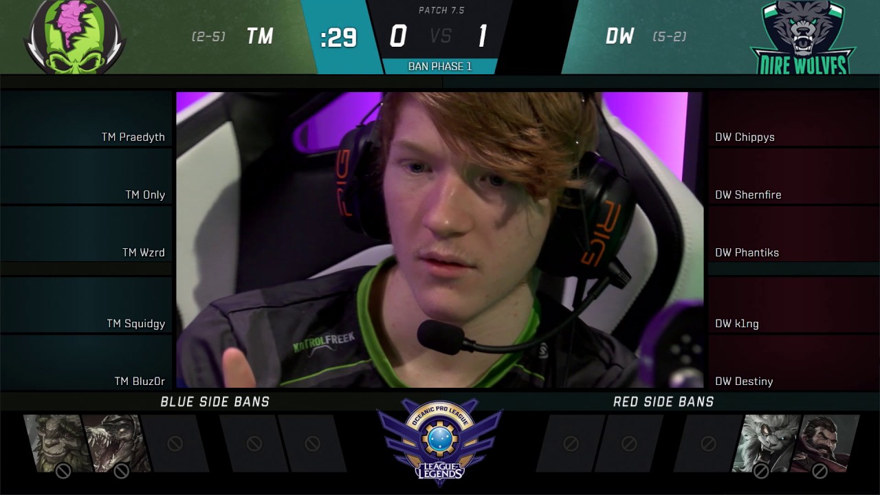 Dire Wolves vs. Tainted Minds - Game 2 Week 8 Day 1