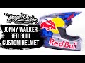 How to paint a leatt 95 red bull helmet for jonny walker  image design custom