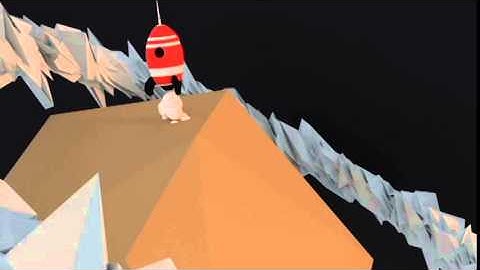 Low Poly Rocket Animation #1