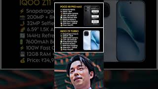 Poco X8 Pro Max vs iQOO Z11 Turbo #ytshorts