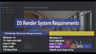 D5 Render System Requirements
