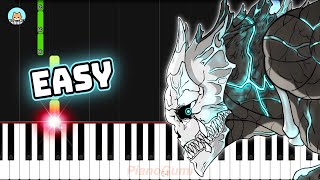 Kaiju No. 8 OP - "Abyss" - EASY Piano Tutorial & Sheet Music
