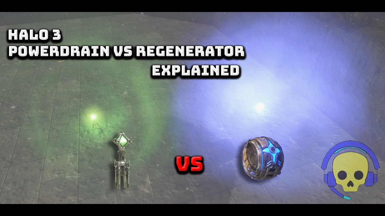 Halo 3 Powerdrain vs Regen Health