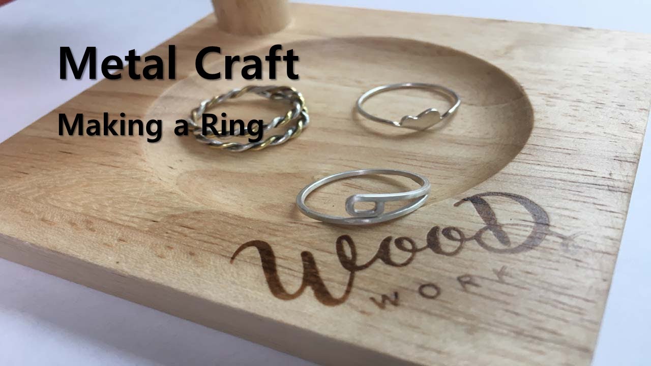 [Metal Craft] Making a Simple Ring/심플반지/은반지/무광반지/반지만들기 YouTube