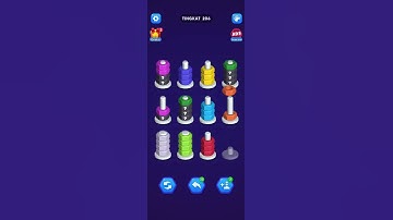 Nut Sort Level #206 #nutsort #gameplay #gameplaynutsort