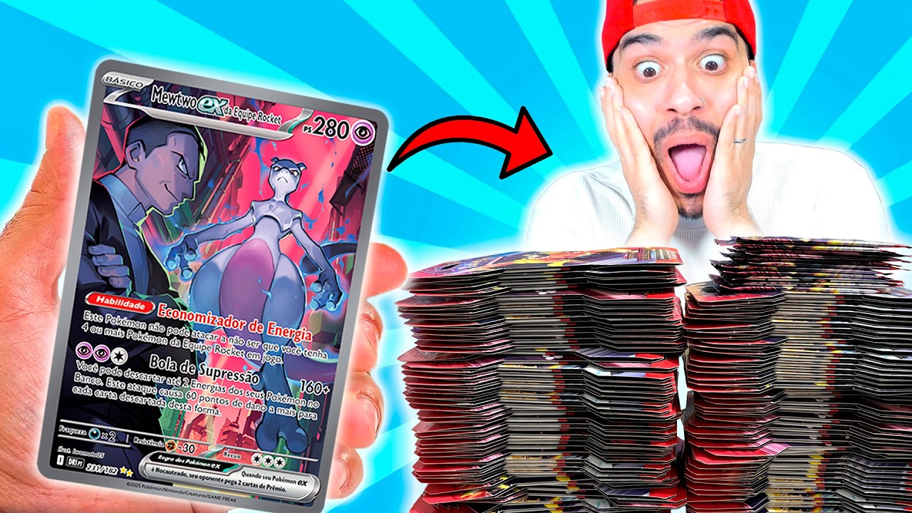 ABRINDO 100 BOOSTERS DE POKÉMON!