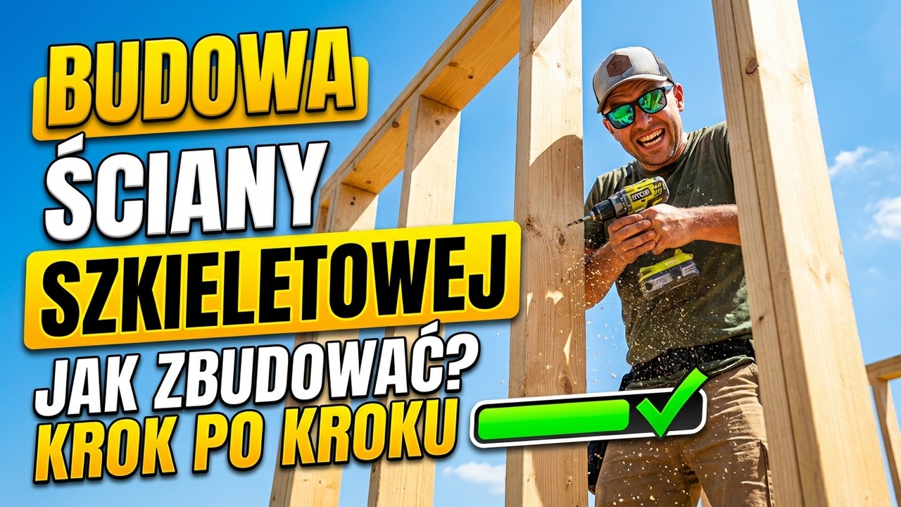 Budowa ściany szkieletowej krok po kroku 🛠️ | Jak zbudować ścianę w domu szkieletowym?