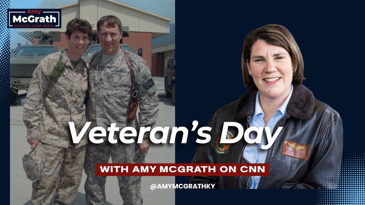 Amy McGrath joins CNN on Veteran's Day to Discuss Navy Officer's Canceled Command