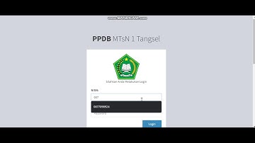 Tutorial PPDB MTsN 1 Tangsel 2021/2022