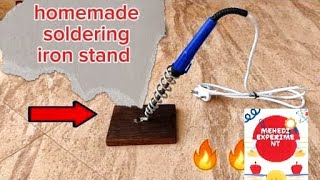 Home Made Soldering Iron Stand 🔥 Easy DIY | Low Cost & Useful Tool