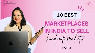 Best Marketplaces In India to Sell Your Handmade Products | Sell Handmade Products Online