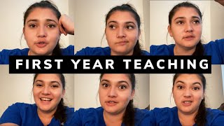 REFLECTING ON MY FIRST YEAR TEACHING