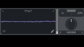 Text-to-wavetable, but with foreign accents