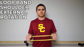 Loop Band Shoulder External Rotation