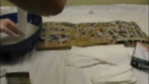 How to make a WW2 Diorama Part 2: Making the terrain Shell out of plaster