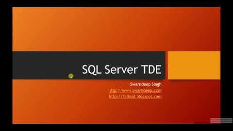 SQL server encryption process