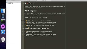Chocolate clicker: Creating a clicking incremental game in JavaScript: Part 0