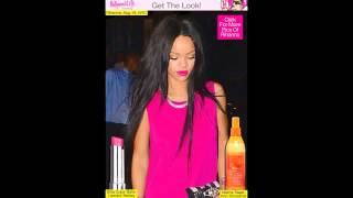 Rihanna’s Sleek Hair & Hot Pink Lips — Get Her Sexy Look