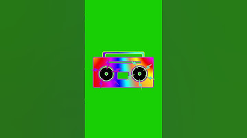 Cassette Player Green Screen Animation | Retro Music Tape Loop #GreenScreen #CassettePlayer