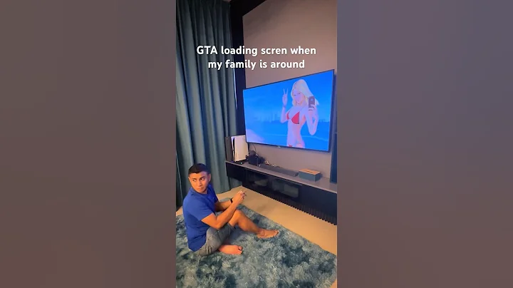 GTA loading screen when family is around, the struggle is real 😂 | GTA 5 Gamers #gta5 #ps5