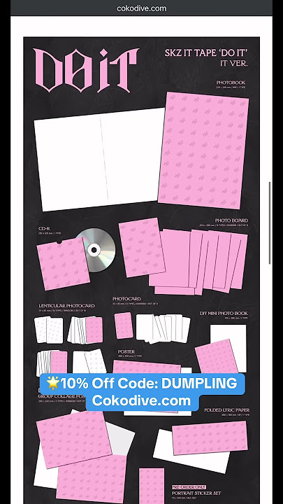 STRAY KIDS - DO IT SKZ IT TAPE ALBUM DEAR MY MUSE GIFT DO VER (LIMITED) #straykids #shorts #cokodive