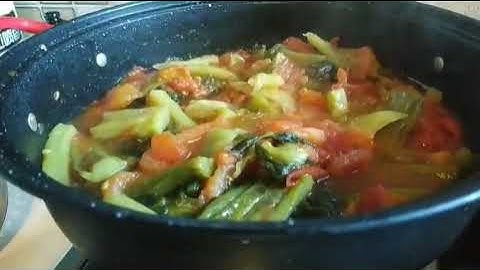 Cooking Hong Kong Tkw!! Enjoying Salted Vegetables and Tomato Pare #video #viral