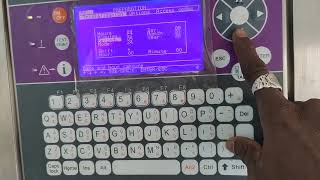 Marken imaje printer 9020/9030 time and date setting
